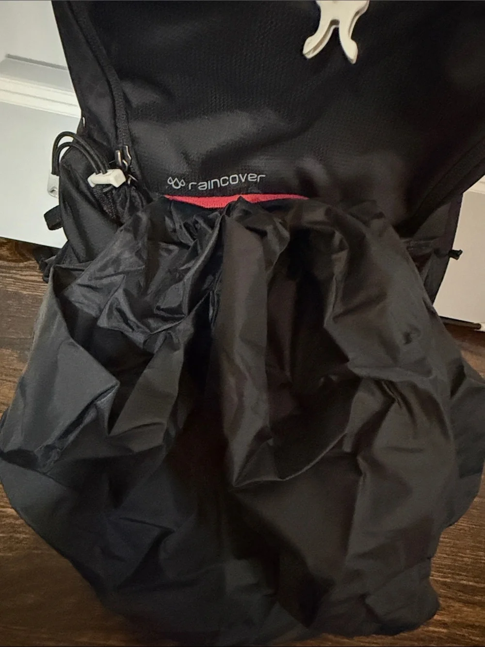 Gregory Black Men's Trekking Backpack with White Harness Accents